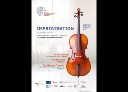 Summer School 2017 - Improvisation lernen und lehren