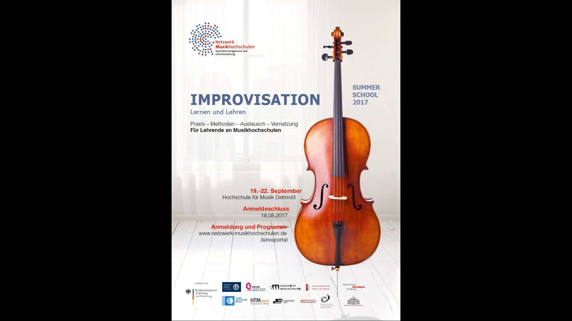 Summer School 2017 - Improvisation lernen und lehren