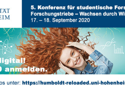 StuFo2020 | Noch bis zum 15.7. anmelden