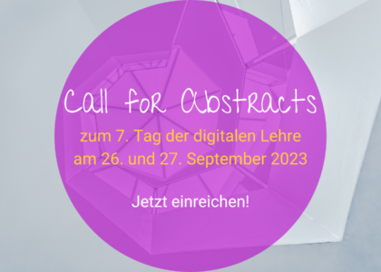 Call for Abstracts zum 7. Tag der digitalen Lehre der OTH Regensburg und der Universität Regensburg